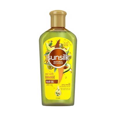 SUNSILK HAIR OIL DMGE RPAIR 24X250ML-GC
