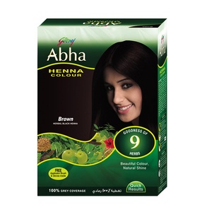 GODREJ ABHA HENNA HAIR COLOR BROWN 60GM