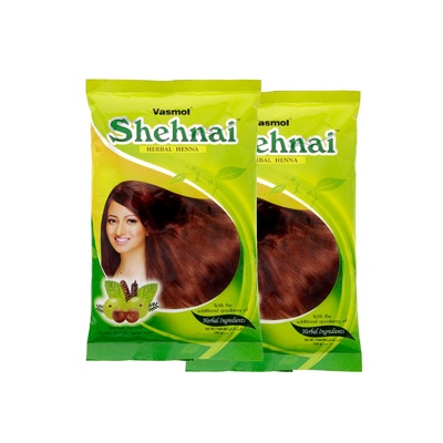 VASMOL SHEHNAI HENNA PWD DB 150G 1+1