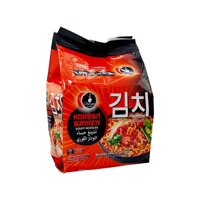 CHINGS KOREAN RAMEN KIMCHI FLAVOUR MULTI PACK OF 4 X 112 GM