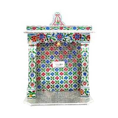 MANDIR SLIVER MEENAKARI SET 10