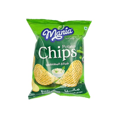 MANIA CREAM N ONION CHIPS 52GM