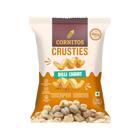 CORNITOS CHICKPEA CRUSTIES DILLI CHAAT 57G