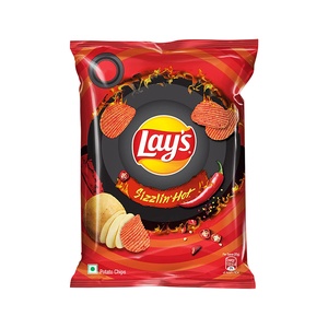 LAYS SIZZLIN HOT POTATO CHIPS 26 GM