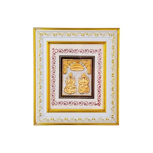 GOLDEN LAXMI GANESH FRAME