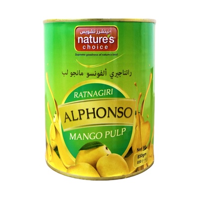 NATURES CHOICE ALPHONSO MANGO PULP 850GM