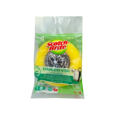 SCOTCH BRITE WITH SPONGE 1PC