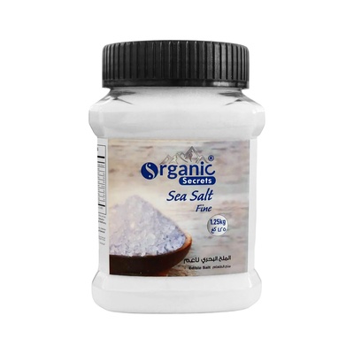 ORGANIC SECRET FINE SEA SALT 1.25KG