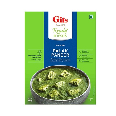 GITS READY MLS PALAK PANIR 285GM