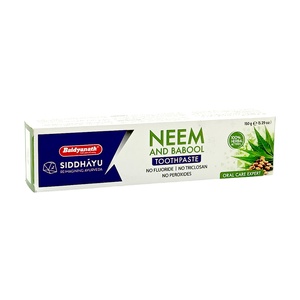 SIDDHAYU NEEM & BABOOL TOOTHPASTE 150GM