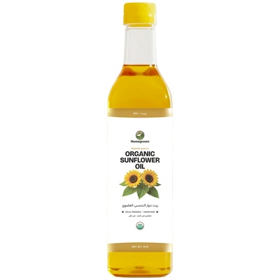 HOMEGROWN ORGANIC SUNFLOWER OIL 1 LTR