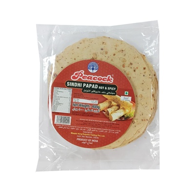 PCK SINDHI PAPAD HOT&SPICY 400G