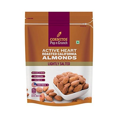 CORNITOS RSTD ALMONDS LIGHT SALTES 200GM