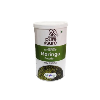 PURE AND SURE ORG MORINGA POWDER 100GM