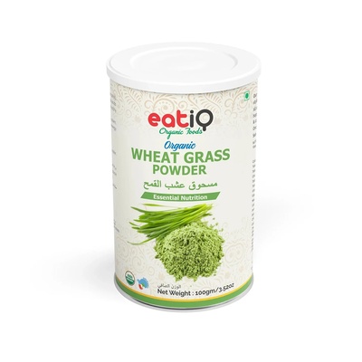 EATIQ ORGANIC WHEATGRASS POWDER 100 GM