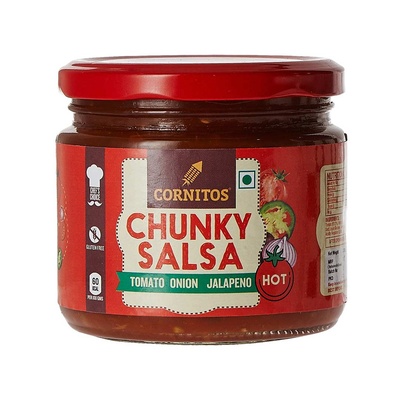 CORNITOS CHUNKY SALSA HOT 330G