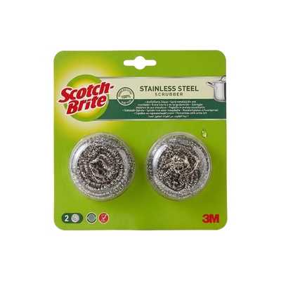 SCOTCH BRITE STAINLESS STEEL SPIRAL 2 PCS