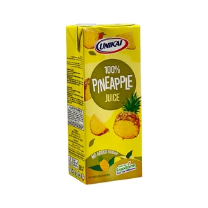 UNIKAI UHT PINEAPPLE JUICE NO SUGAR 250 ML