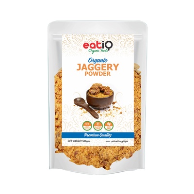 EATIQ ORGANIC SUGARCANE JAGGERY 500 GM