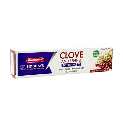 SIDDHAYU CLOVE & FENNEL TOOTHPASTE 150GM
