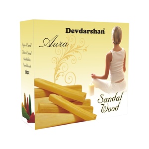 DEVDARSHAN AURA DHOOP CONES SANDAL WOOD - 40 GM