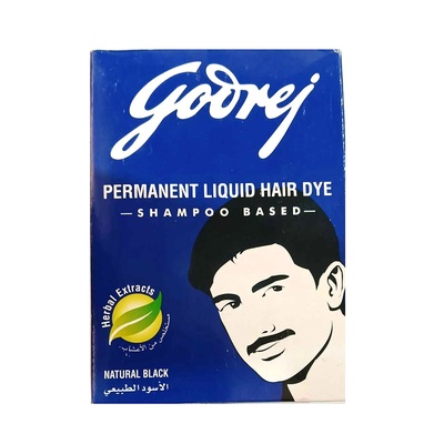 GODREJ PERMANENT LIQUID HAIR DYE NATURAL BLACK 40 ML