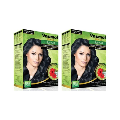 VASMOL GOLD HERB HENNA - BK 6X10G DUAL PCK