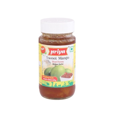 PRIYA SWEET MANGO SLICED CHUTNEY 340GM
