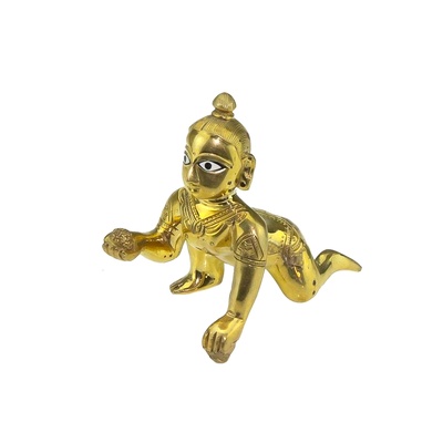 BRASS STATUE G 6 BAL KRISHNA MURTI