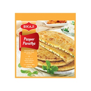 BIKAJI PANEER PARATHA 4 PIECE 400X12 FZ