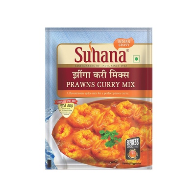 SUHANA PRAWNS CURRY MIX 50GM FS