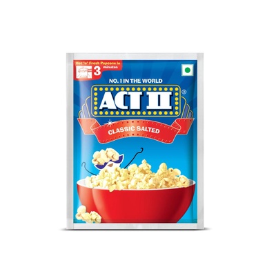 OFF ACT II CLASSIC SALTED POPCORN 30G