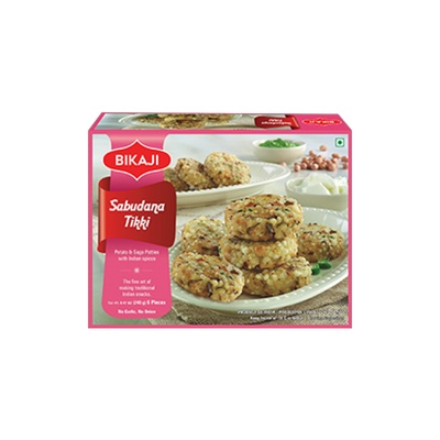 BIKAJI SABUDANA TIKKI 6 PIECE 240X12 FZ