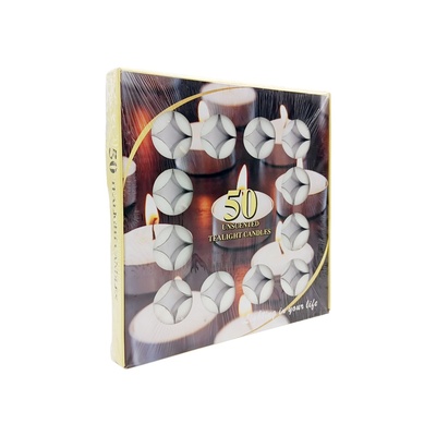 TEA LIGHT CANDLES 50 PCS