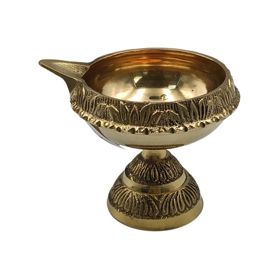 BRASS KUBER STAND PYALI NO 4