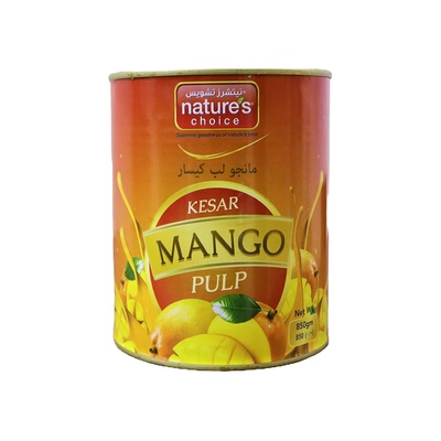 NATURES CHOICE KESAR MANGO PULP 850 GM