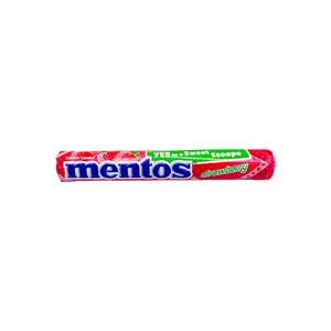MENTOS STRAWBERRY CANDIES 14P