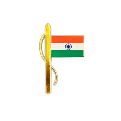 INDIA BADGE FLAG BIG