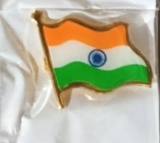 INDIA BADGE FLAG (METAL)