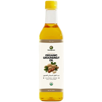 HOMEGROWN ORGANIC GROUNDNUT OIL 500 ML