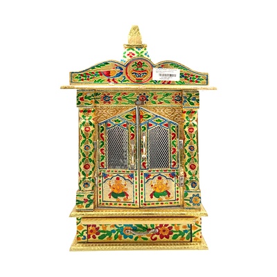MANDIR GOLDEN MEENAKARI DOOR 10
