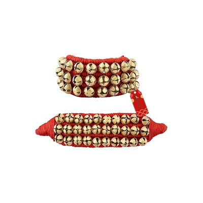 BRASS GHUNGHURU PATTA 3 LINE