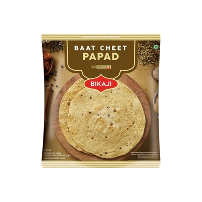 BIKAJI BAAT CHEET PAPAD 200GM