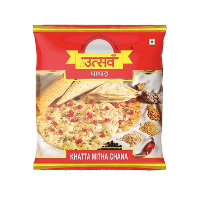 UTSAV KHATA MITHA CHANA PAPAD 150G