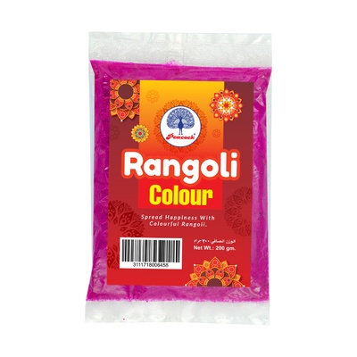 RANGOLI MIX COLOUR PINK 200GM