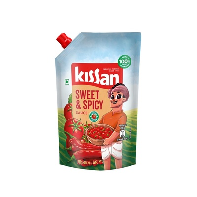 KISSAN SWEET & SPICY SAUCE DOYPACK 415 GM