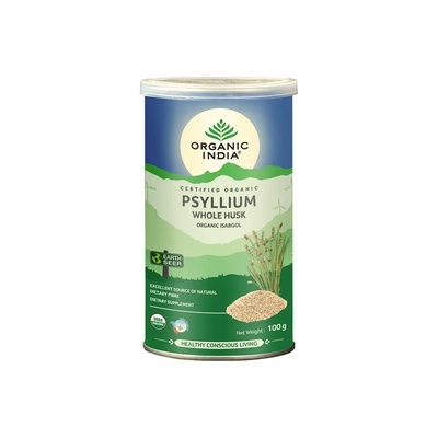 ORG IND PSYLLIUM WHOLE HUSK CAN 100G
