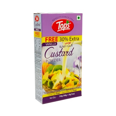 TOPS CUSTARD VANILLA 130GM