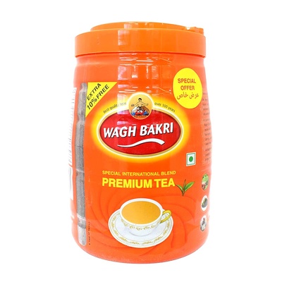 WAGH BAKRI PREMIUM TEA JAR 450GM