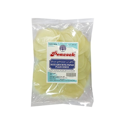 PCK PCK RICE KHICHIYA PAPAD PLAIN DISCO 200GM